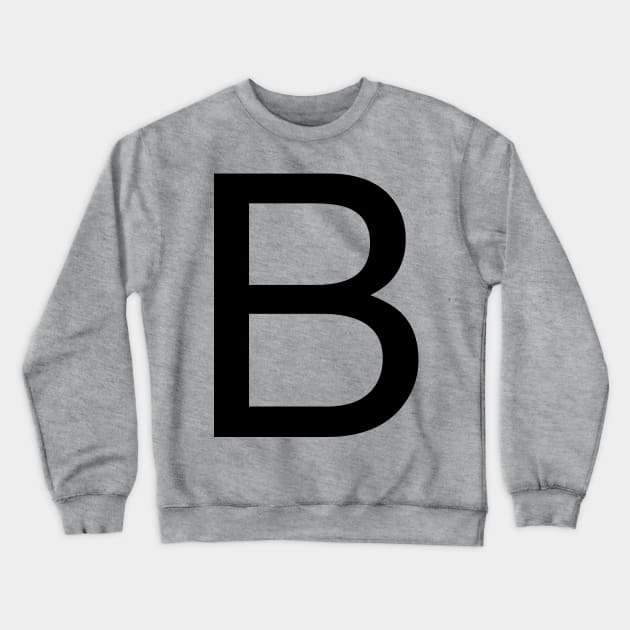 Helvetica B Crewneck Sweatshirt by winterwinter